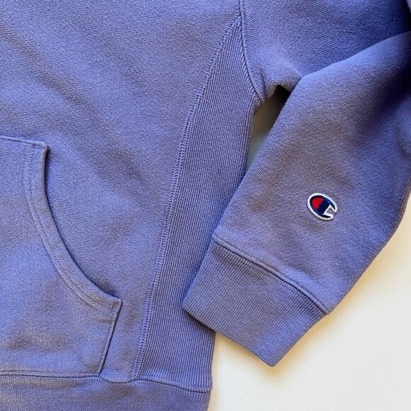 Champion Reverse Weave Essential Lavender Purple Hoodie Hooded Sweatshirt Blank - Picture 4 of 7